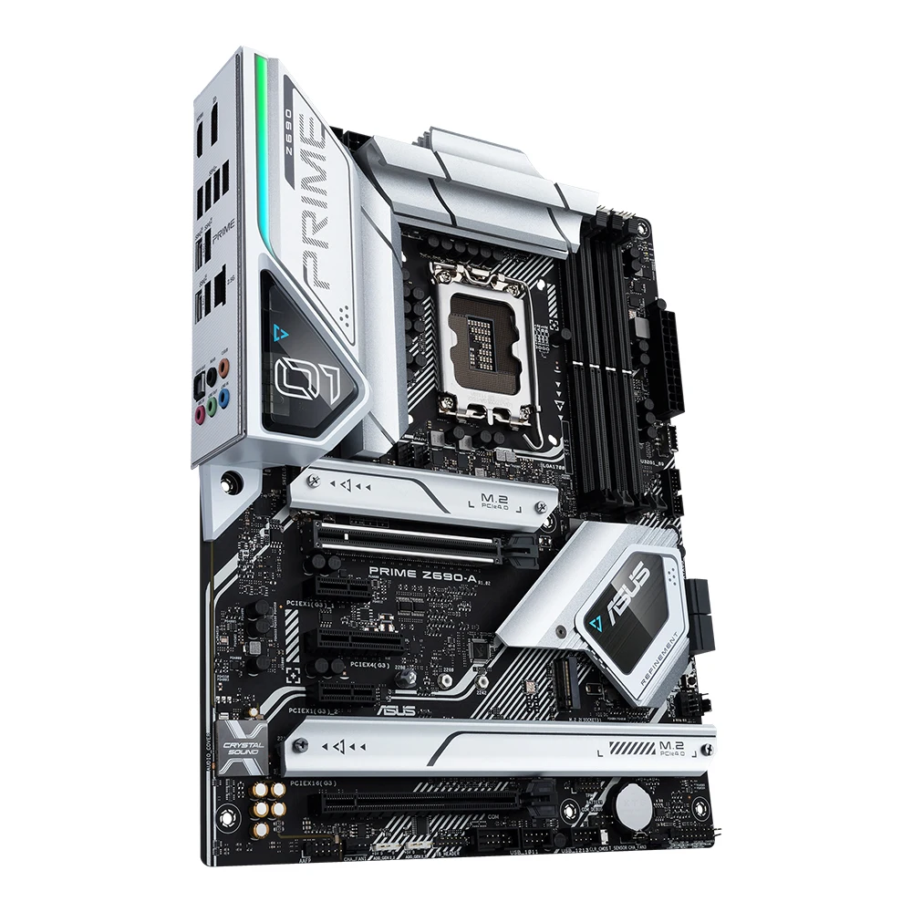 ASUS PRIME Z690-A Motherboard Support i9-14900KF i7-13700K i5-12400F CPU DDR5 6000MHz HDMI M.2 ARGB PCIe 5.0 LGA 1700 Mainboard view 2