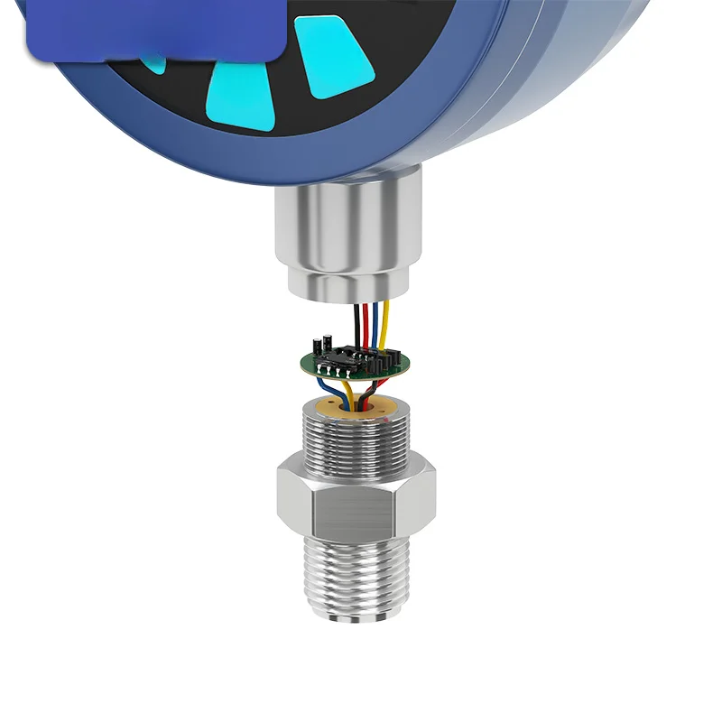 Shelok Hight Precision Pressure Gauge Digital Diaphragm Magnehelic Differential Manometer Air Hydraulic pressure gauge