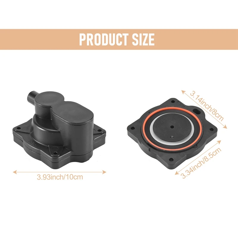 Air Pump Diaphragm Rebuild Repair Kit For Hiblow HP-60 HP-80 Septic Air Pump 80PD000040 2PCS