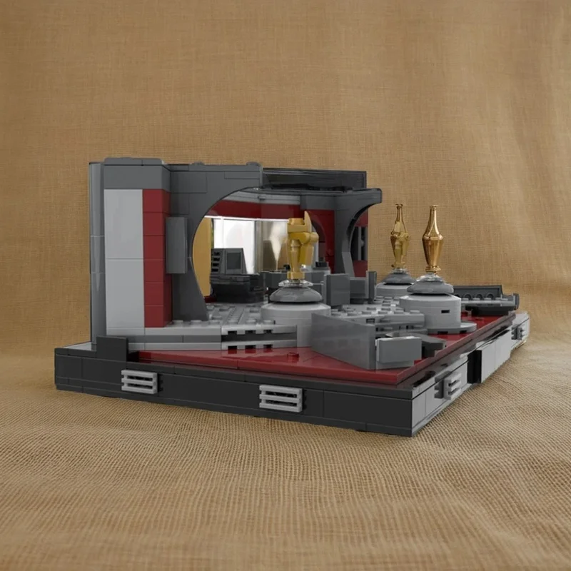 623pcs MOC Senate Arrest Star Battle Model Building Blocks Home Decor Desk Display Shelf Accent Creative Office Gift For Adults