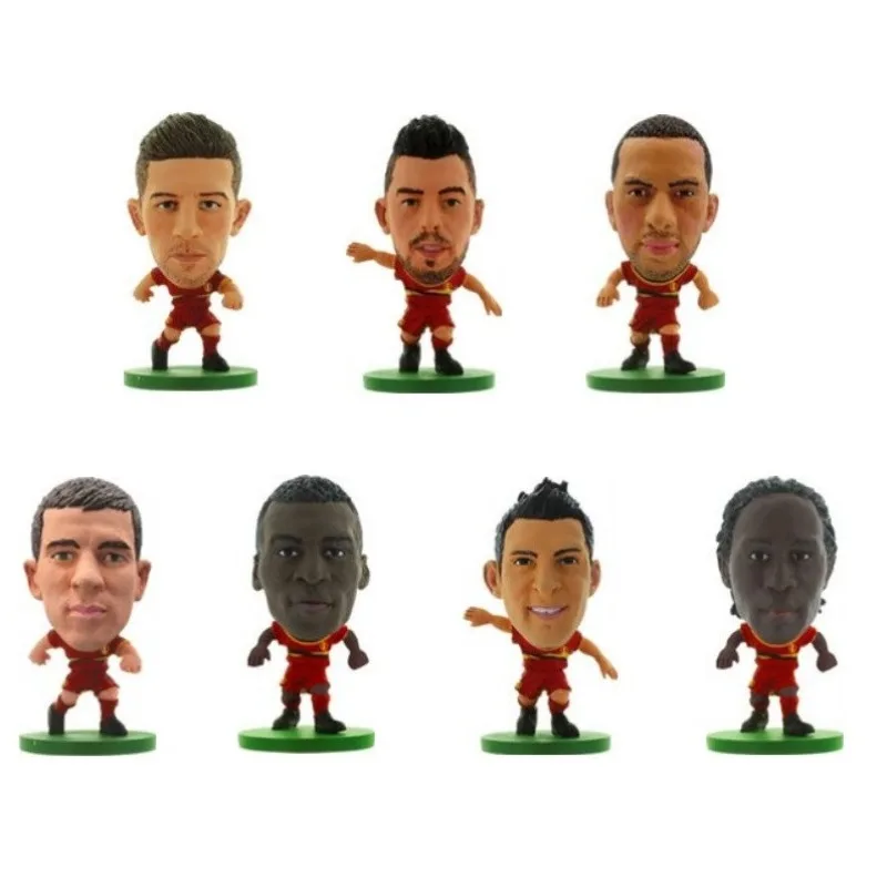 Soccer Starz Figure Football Star Doll EuropeanlChampionshilp Romelu Lukaku EdeneHazarld Duffeel Ousmane Dembele Toy