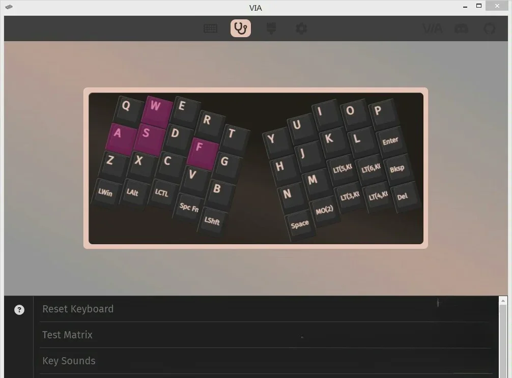 Imagem -03 - Ergonômico Personalizado Split Hot-swappable Teclado Estilo Atreus Faça Você Mesmo Teclado Mecânico Qmk Via Key-changing 40 Layout