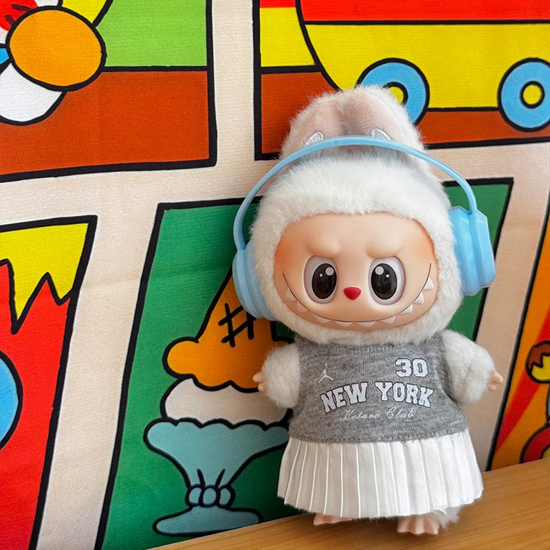 

For 15/17cm Labubu Doll (no doll)Clothing V1/V2/V3 Generation Fashion Clothes Idol Trendy DIY Doll Clothing Birthday Gift