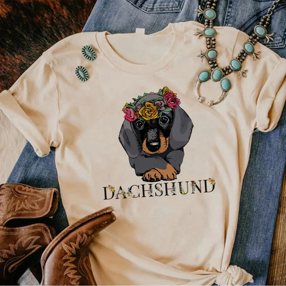 Verão engraçado impresso t camisa feminina harajuku bonito cão verão nova moda camiseta girlstops roupas de moda criativa