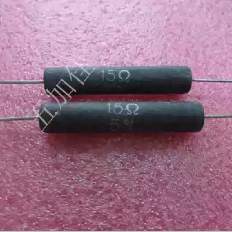 5-30pcs 15R 5% 10W imported axial wire wound resistor