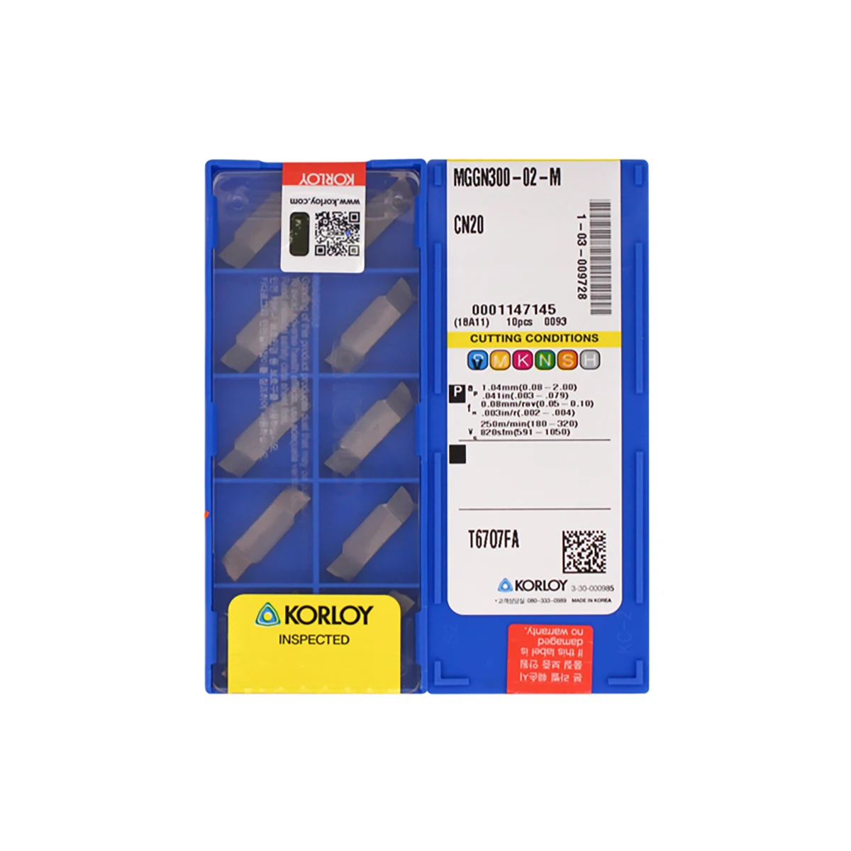 

Deskar 100% Original Fine Grinding Groove Blade MGGN MGGN300-02-M CN20 MGGN400-02-M CN20