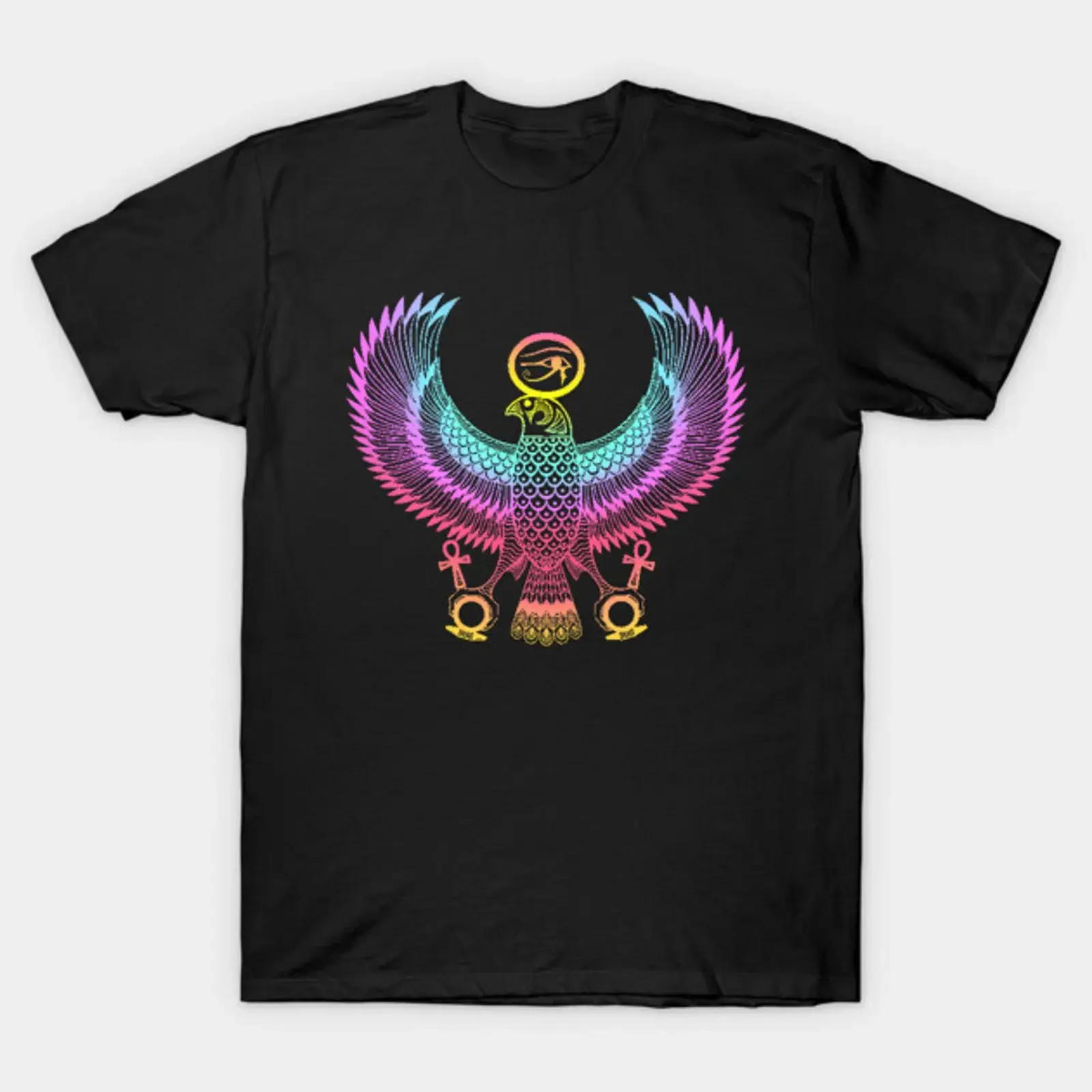 Ancient Egyptian God Horus as Royal Falcon T Shirt vintage Washed fashion Slightly Stylish graphic designer clothes Versatile