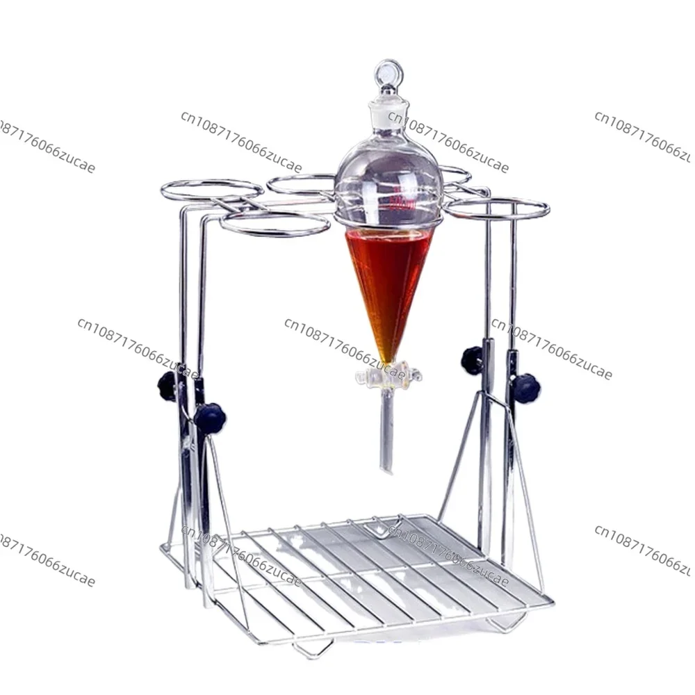 

Liftable Stainless Steel Separating Funnel Stand Support for 500ml W 6 Holes Lab Supplies