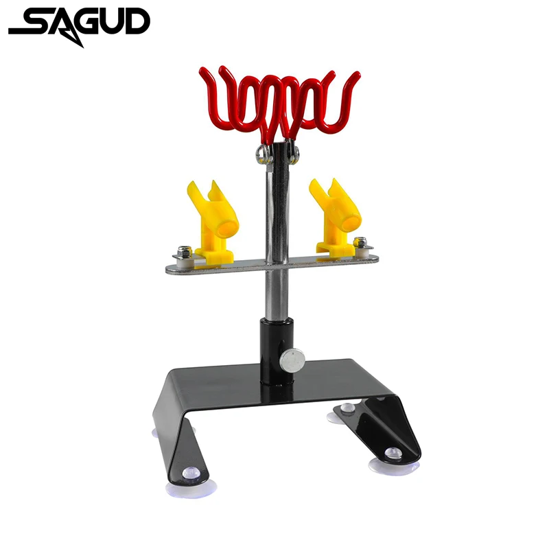 Airbrush Holder Accessories Clamp-on Style Air Brush Station Stand Kit 360° Rotate Holds Up to 4 Airbrush Guns Holder Parts