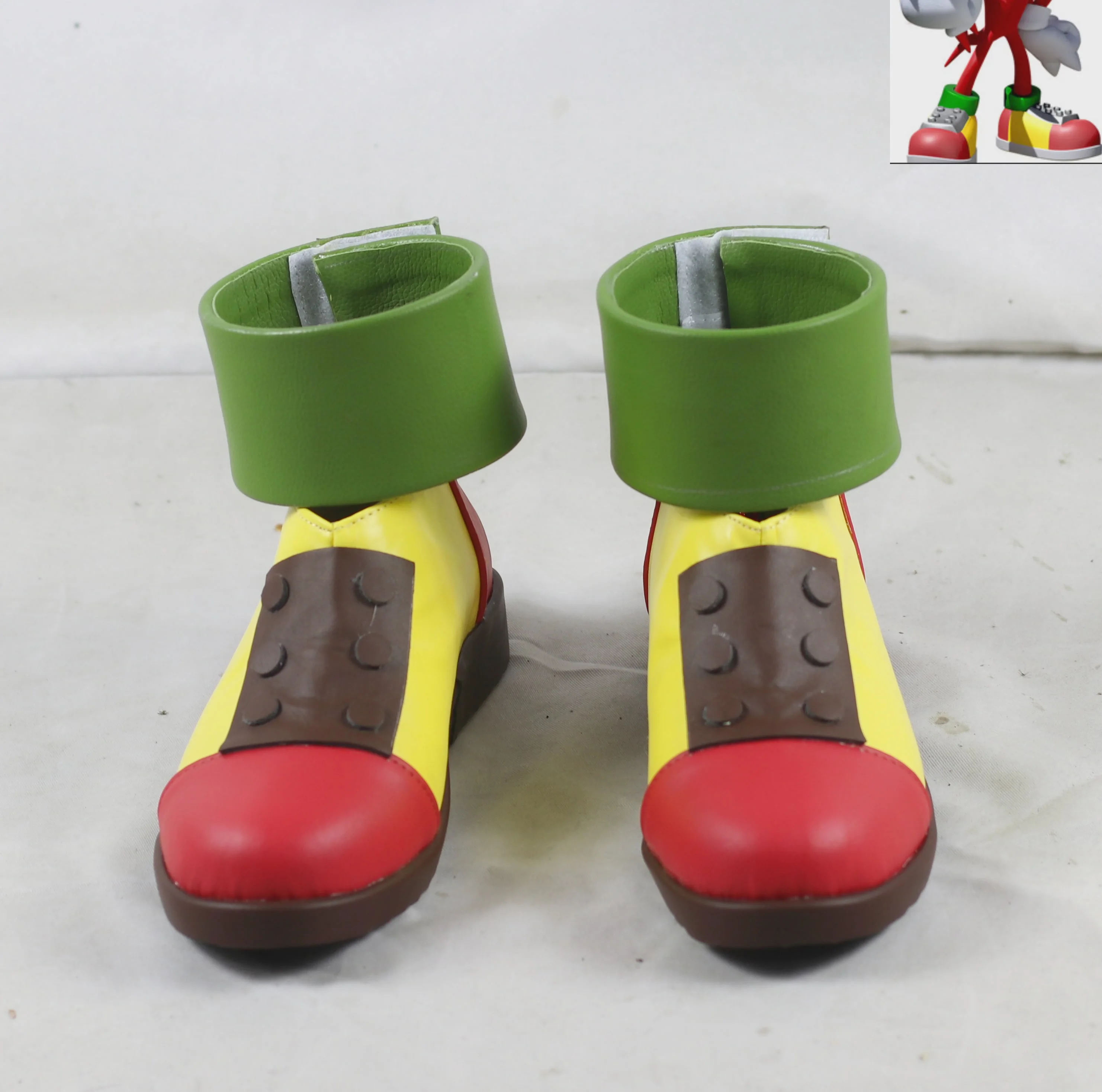 

Обувь для косплея в стиле аниме Knuckles the Echidna, ботинки для Хэллоуина, карнавальная обувь на заказ