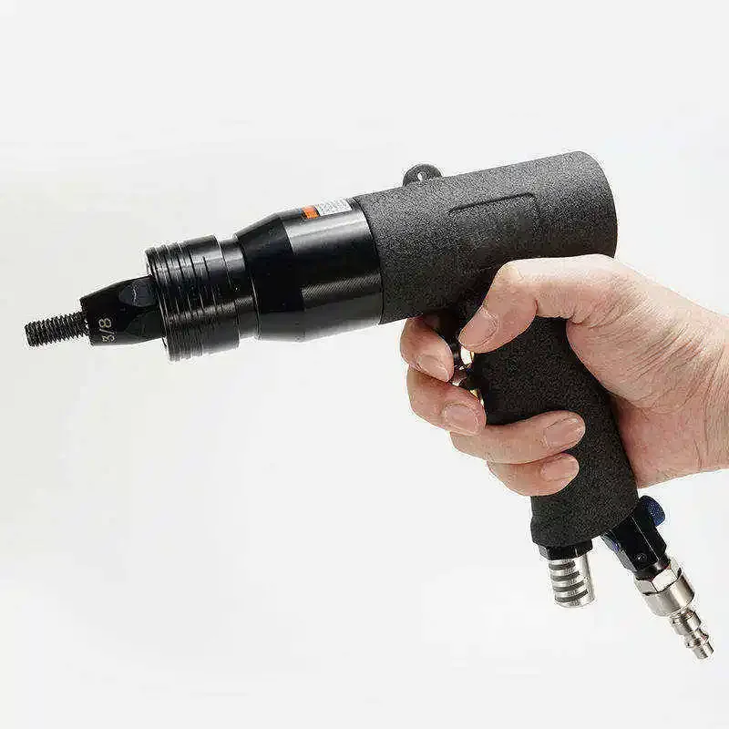 Industrial Reversible Air Impact Screwdriver Powerful Pneumatic Riveting -Gun Pneumatic Rivet Nut Tool Portable Air Tapping -Gun