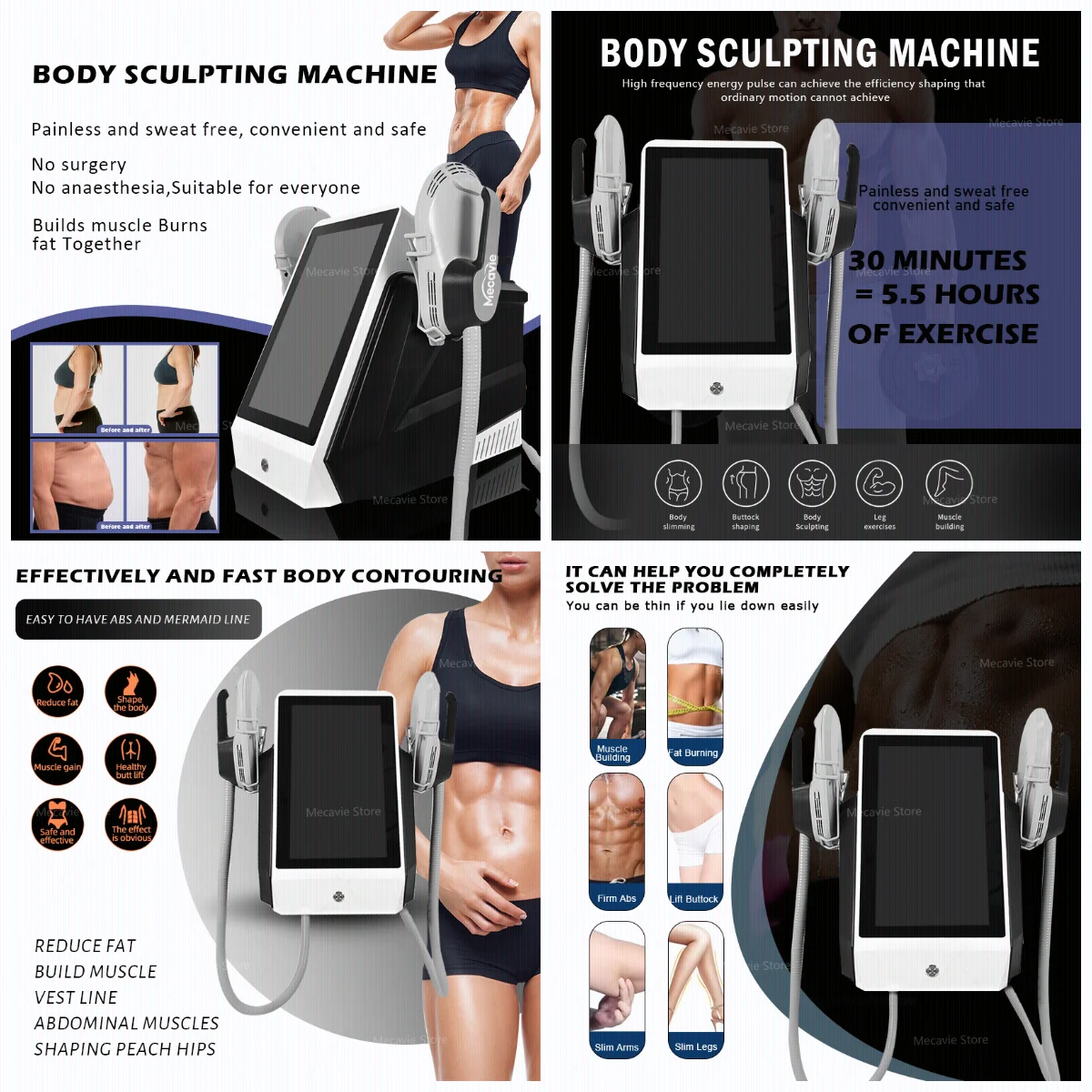 2026 NEW EMSNOVA 6500w Slimming Machine,Electromagnetic RF Technology Muscle Stimulation,Fat Burning Fat Reduction & Body Contouring,Multifunctional Body Shaping Beauty Device,Ideal For Professional Beauty Salon And Personal Home Body Sculpting Treatments