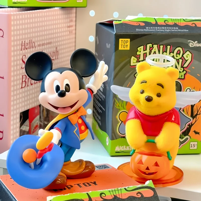 بقعة جديدة Miniso هالوين العصرية صندوق أعمى تمثال هدايا للفتيات أعياد الميلاد تحصيل الكمبيوتر سطح المكتب الحلي الديكور