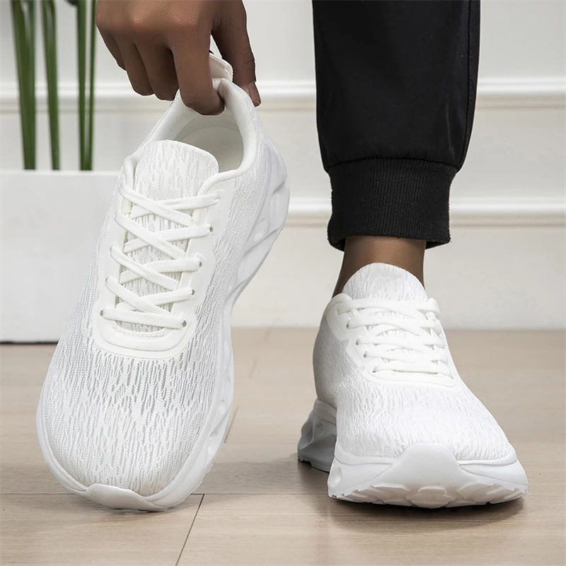 Big Size 36-46 Walking Shoes Men Wide Toe Barefoot Sneakers Comfy Breathable Women's Running Shoes Platform Men's Sports Shoes