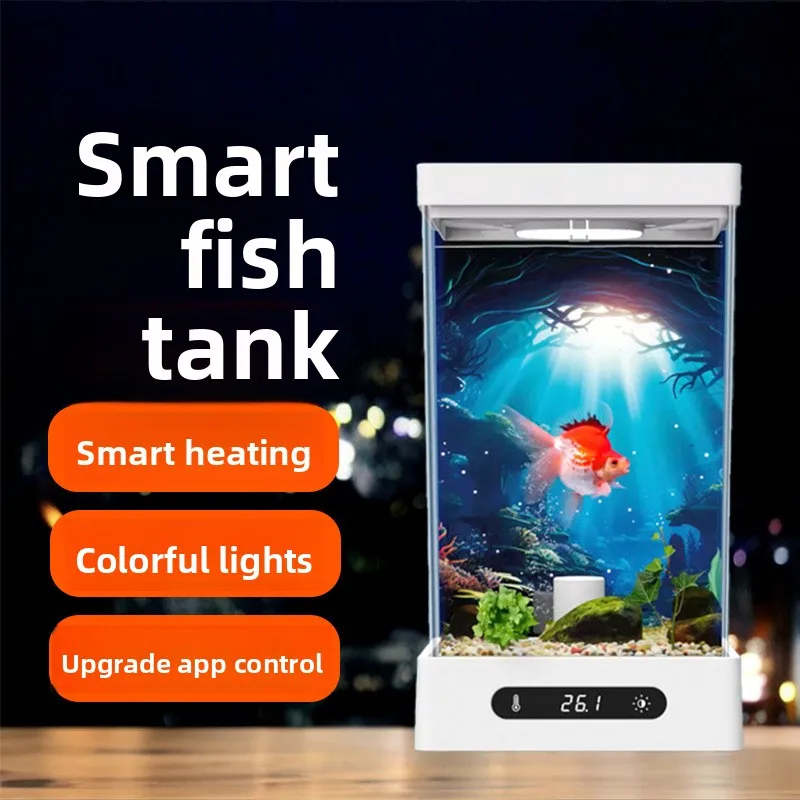 new-office-desktop-bluetooth-smart-betta-tank-complete-led-landscape-light-heating-water-cycle-creative-mini-aquarium-light