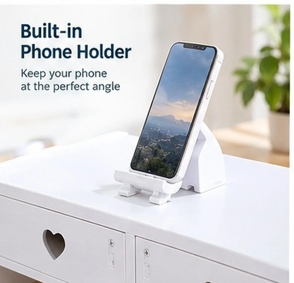 Computer Monitor Riser Office Desk Keyboard Storage Drawer Type Stand PVC Wood Plastic Composite Organizer Laptop Heightening