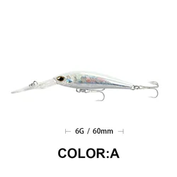 Wobbler flotante buceo profundo – Señuelo artificial trucha lubina