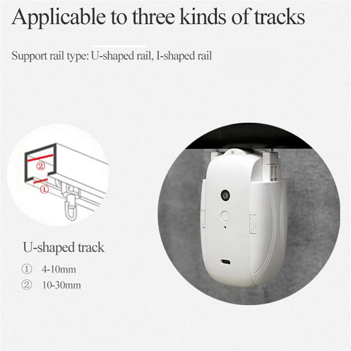 

TUYA Smart WiFi Curtains Robot T/U-Rail Tracks Automatic Curtain Opener Remote Control Curtain Motor Smart Life DY