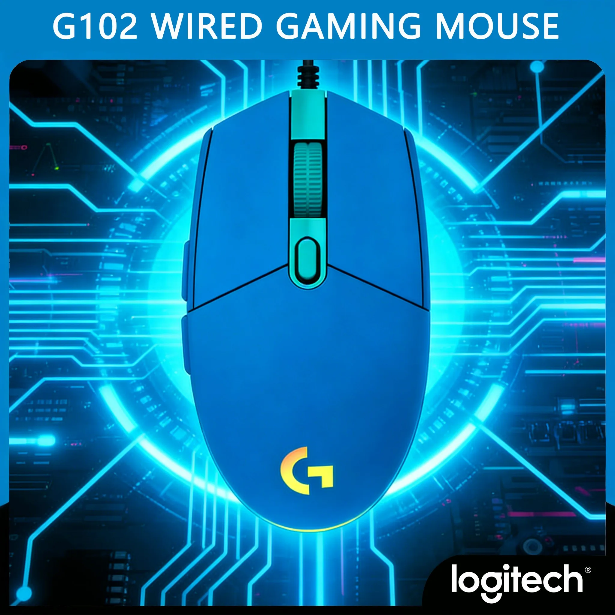 

Мышь Logitech G102 RGB: комфорт для длительного использования