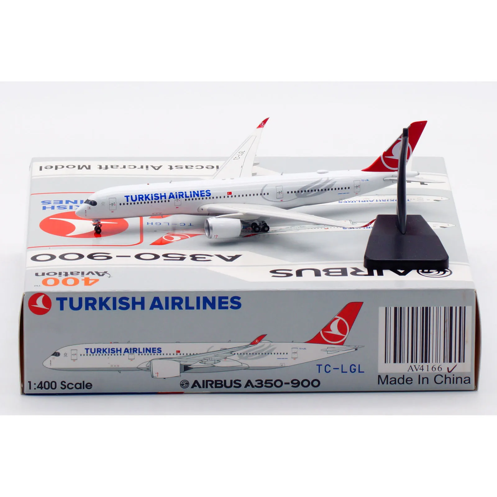 

AV4166 Alloy Collectible Plane Gift Aviation 1:400 Turkish Airlines "StarAlliance" Airbus A350-900 Diecast Aircraft Model TC-LGL