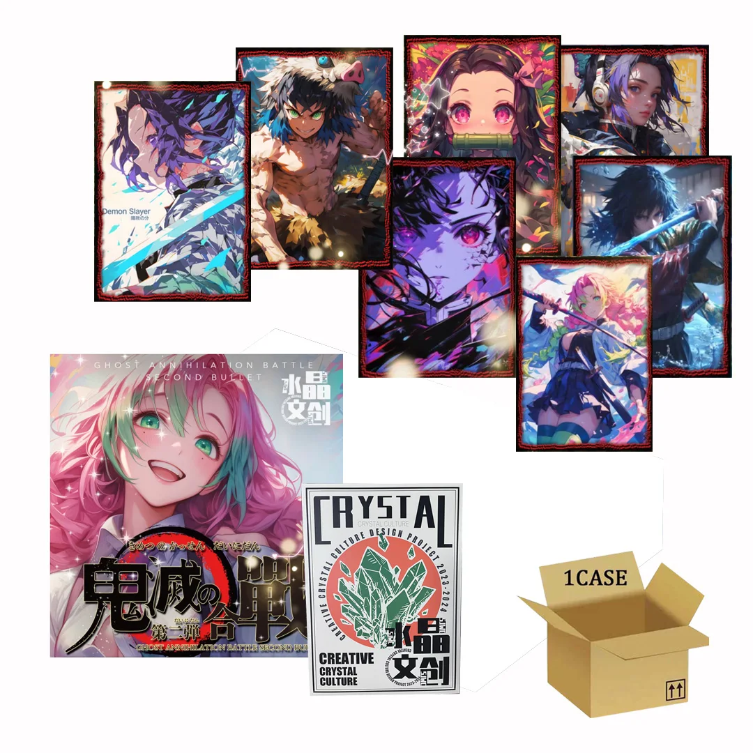 

Wholesale Demon Slayer Collection Cards Case SJWC Chost Annihilation BattleNO.2 B5 Perimeter Card Classic Anime Card Kids Toys