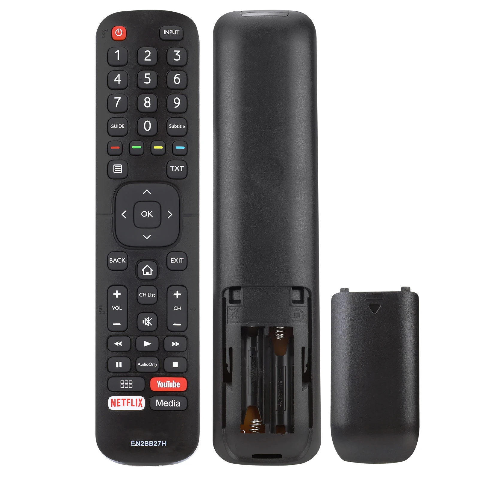 EN2BB27H Remote Control Replaced for FHD UHD Smart TV H32A5600 H39A5600 H43A5600 H43A6100 H50A6100 H55A6100 H65A6100