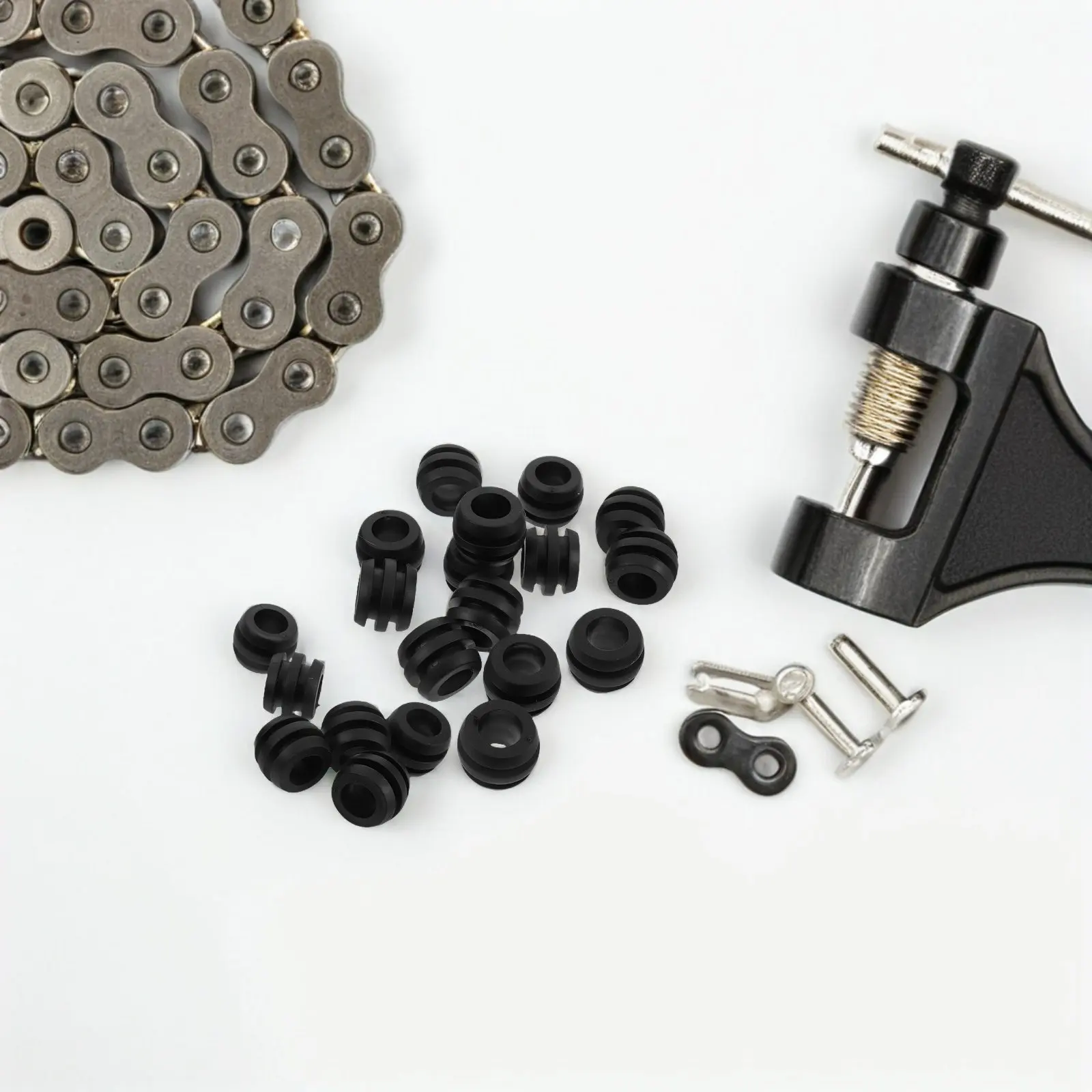 

20Pcs Foosball Table Bushings Rubber Bearings Universal Replacement Parts for Table Soccer Rod Noise Reduction Accessories