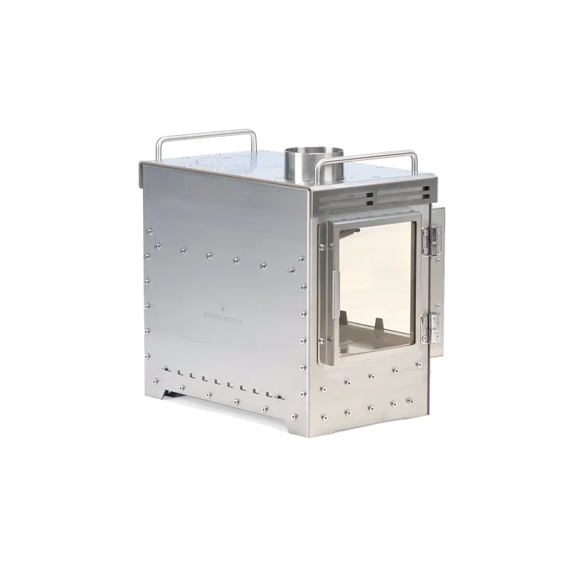 

Green Furnace Small Fireplace 3.0 Outdoor Firewood Stove Camping Tent Heating Stove Home Indoor Fire Viewing