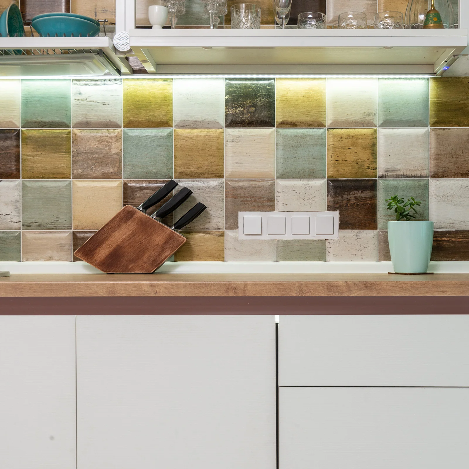 Tira de transición de piso Protector de borde de piso de PVC autoadhesivo fácil de instalar para umbrales de azulejos de alfombra embellecedor de puertas