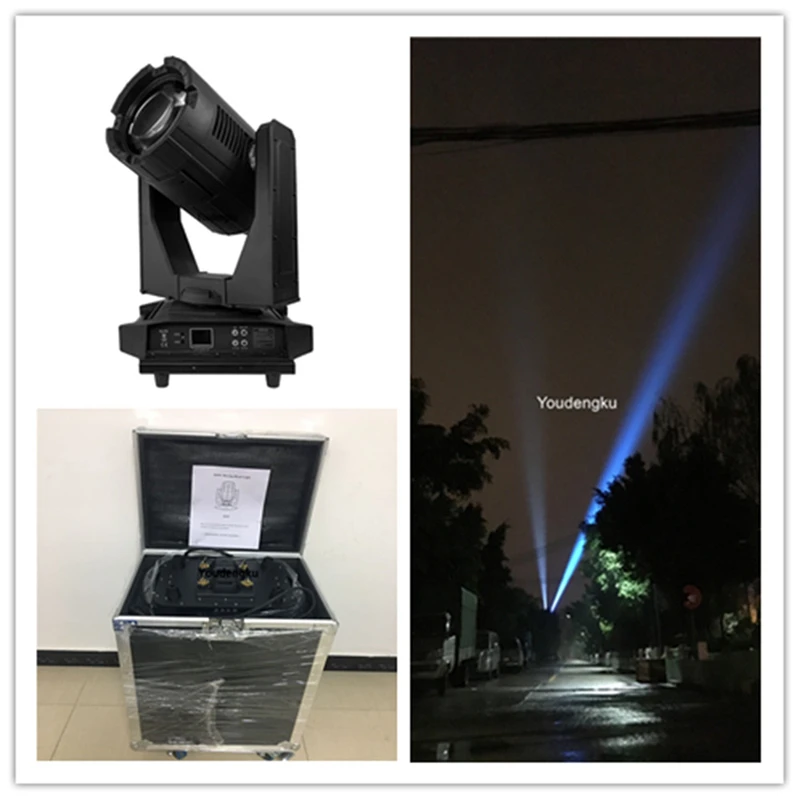 1 pezzo con flightcase outdoor waterproof 470w moving head light 20r sharpy sky beam spot light