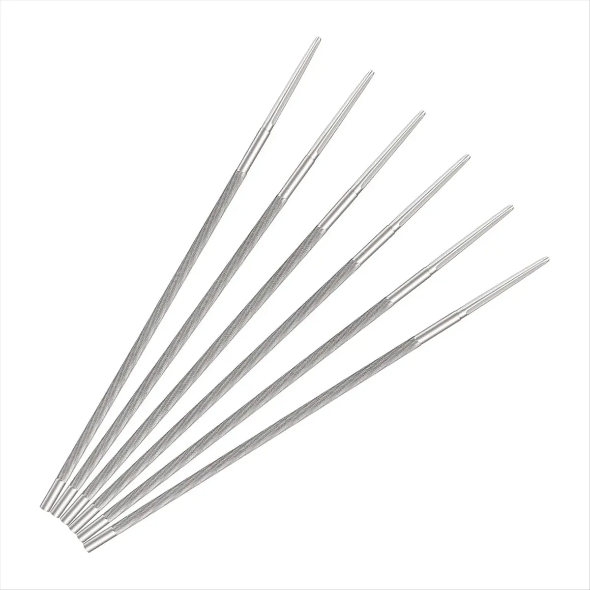 7/32inch Chainsaw File 6pcs, Round Chain Sharpening File, Chainsaw File Metal