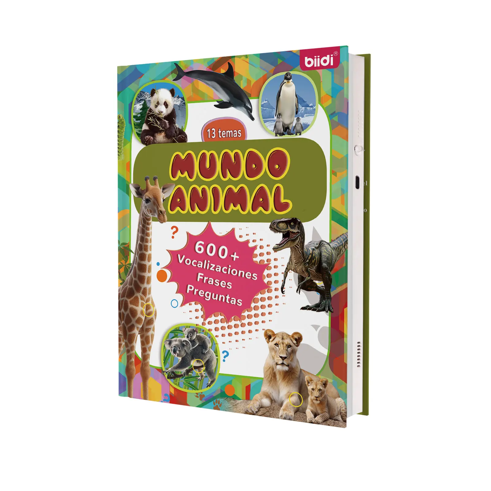 Livre multifonctionnel intelligent Montessori pour tout-petit, apprentissage de l'espagnol, lecture et nettoyage des points, jouets pour enfants précoces