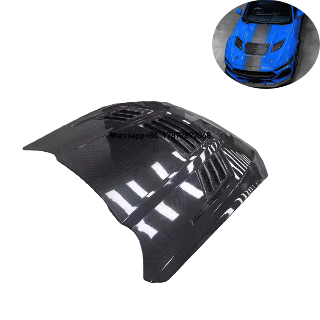 

GT500 Style High Quality Carbon Fiber Vented Hood Bonnet for Mustang 2024-2025