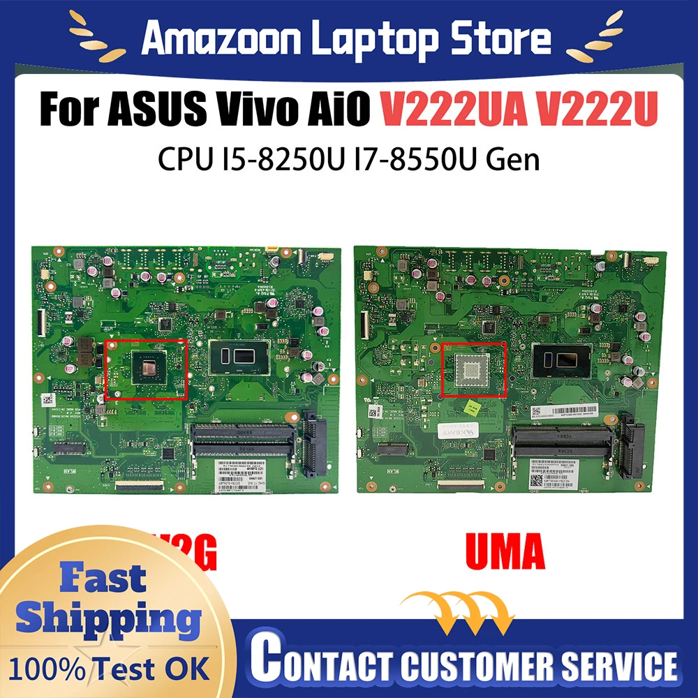 

For ASUS V222U All-in-one Motherboard V222UA I3-8130U UMA Vivo AiO V222UB V222UC V222UD V222UAR V221UA V223UA V222UF V222UL