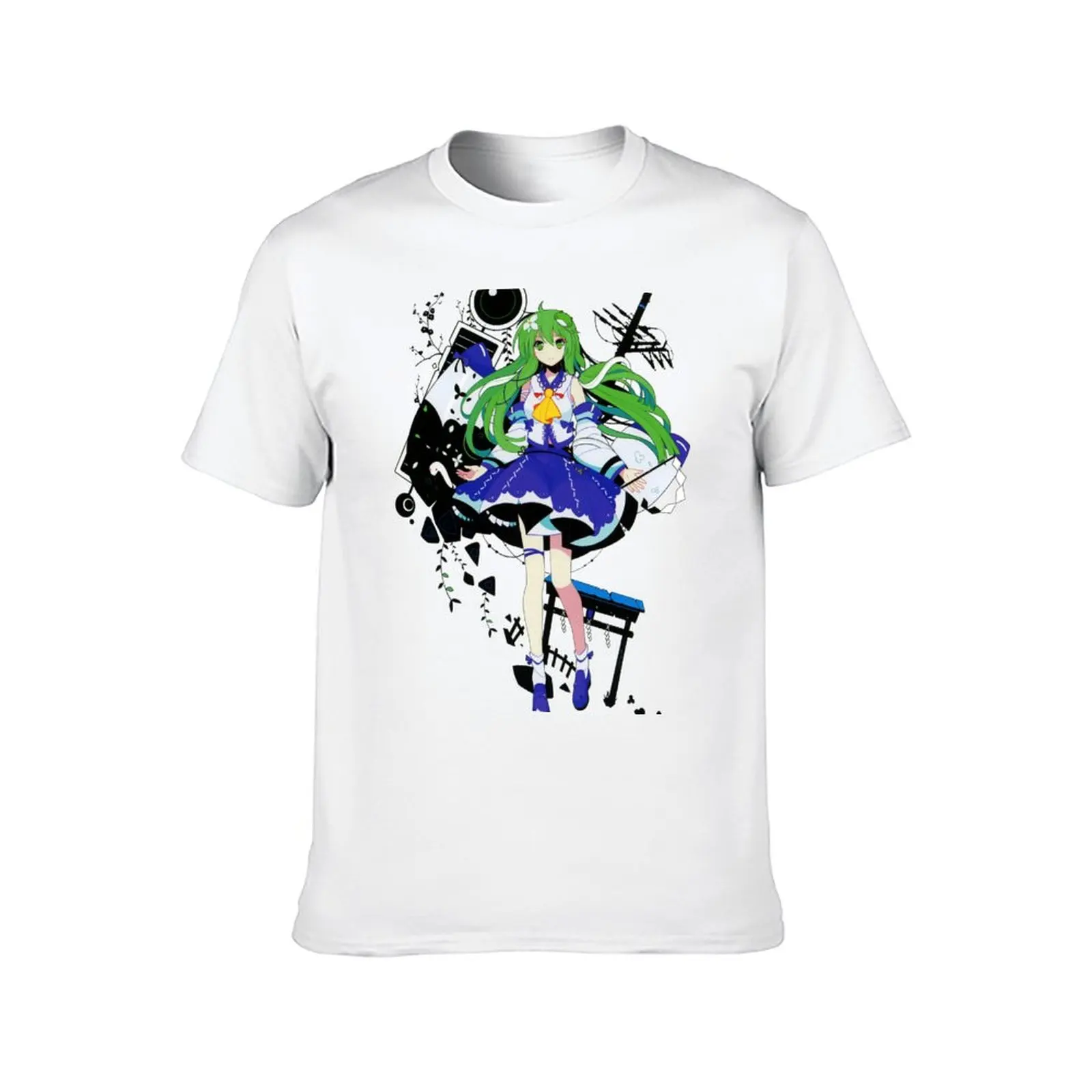 Touhou Project - Sanae Kochiya T-Shirt cotton t shirt pack cotton t shirt man man t shirts graphic T-Shirt