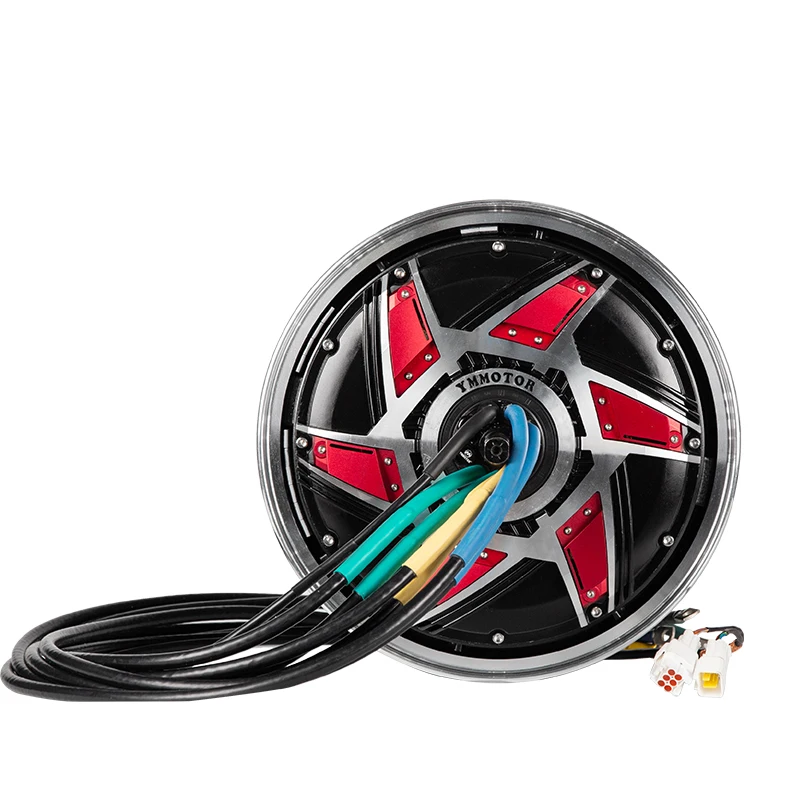

High-Quality High-Torque Red Colour 48-96V YM-12inch ZX Motor Brushless Hub DC Motor WaterProof-IP67 Electric Motorcycle Motor