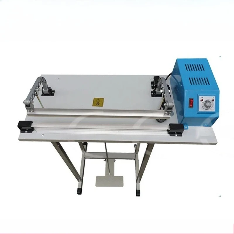

Foot Pedal Impulse Sealer Packing Machine Heat Bag Sealer Stand Floor Type Plastic Bag Sealing Machine Sealer 700mm SF-700