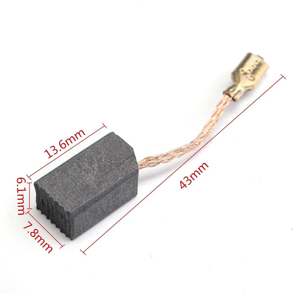 Imagem -05 - Escova de Carbono para Moedor de Ângulo Bosch Ferramenta Elétrica de Broca de Martelo 40 Peças 14*8*6 mm