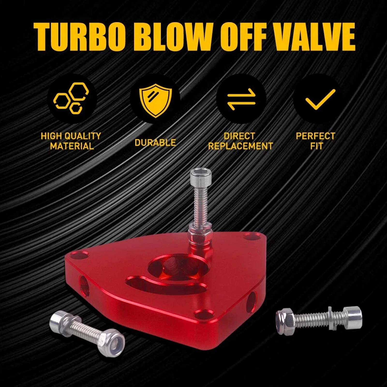 تفجير صمام لوحة BOV محول فاصل استبدال لهوندا سيفيك 2015-2021 BOV البليت المحرك