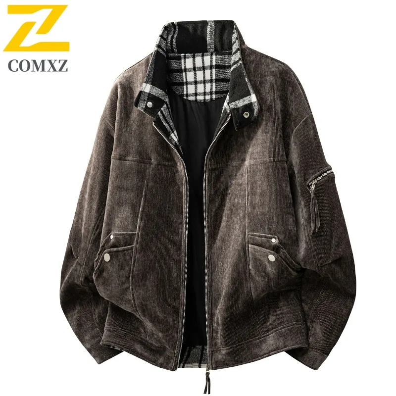 

COMXZ Мужская Chaqueta Красивая ветрозащитная уличная одежда для бега нахлыстом, рыбалки, охоты, легкая верхняя одежда, удобные однотонные куртки