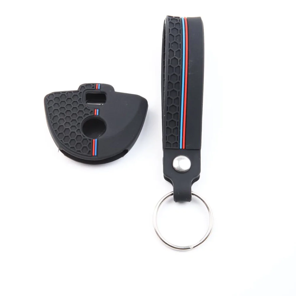 Durable Silicone Motorcycle Key Protector With Keychain For BMW F750GS F850GS R1200GS R1250GS S1000XR S1000RR G310R G310GS