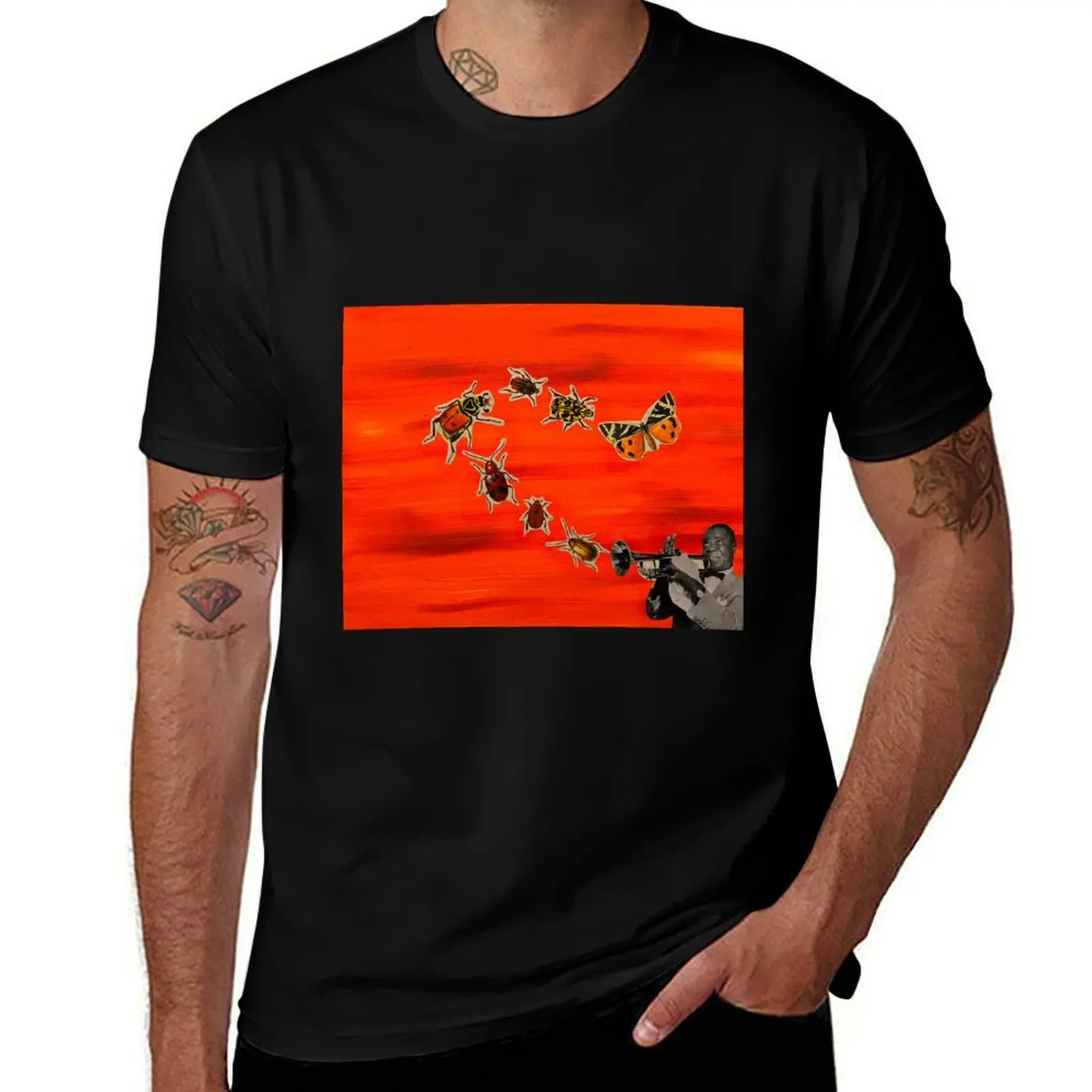 

musical bugs T-Shirt customs sublime Clothing custom t shirt cotton t shirt men