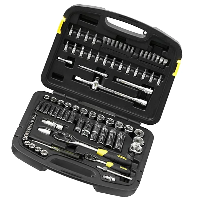 Sleeve combination Industrial grade auto repair toolbox Ratchet wrench 86-piece set for car repair