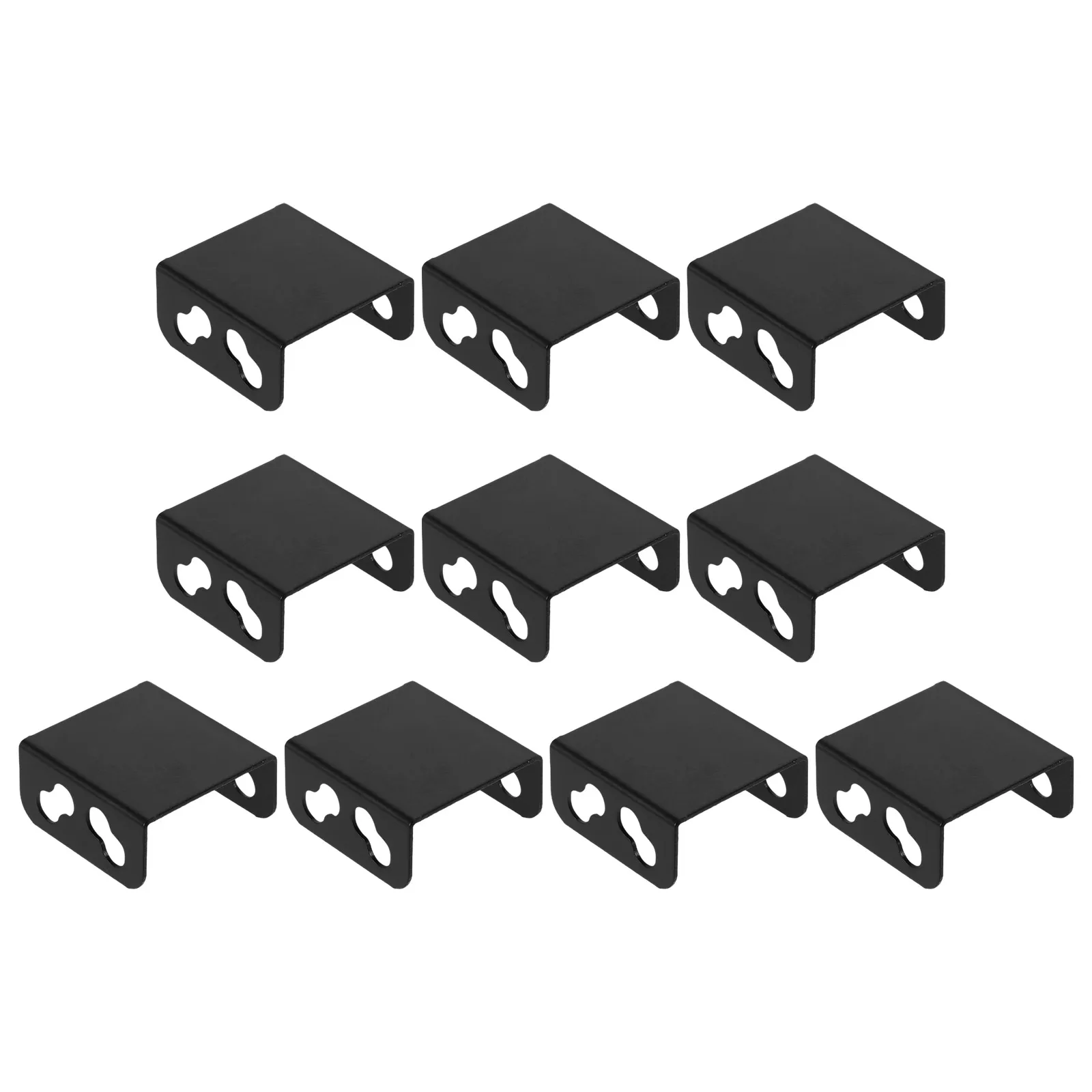 10pcs Computer Radiator Accessories Dual Fan Mounting Bracket CPU Heatsink Cooling Support Easy Installation for Hardware