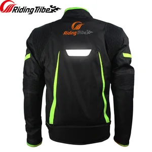 Sommerstil Motorradjacke Motorrad Reiten Reflektierende Jacke mit 5 PCs Schutzkissen und Proof-Auskleidung Dwater Proof Water Man Frau JK-37 8 Hauptverkaufsmotor -Motor Casaca - №7