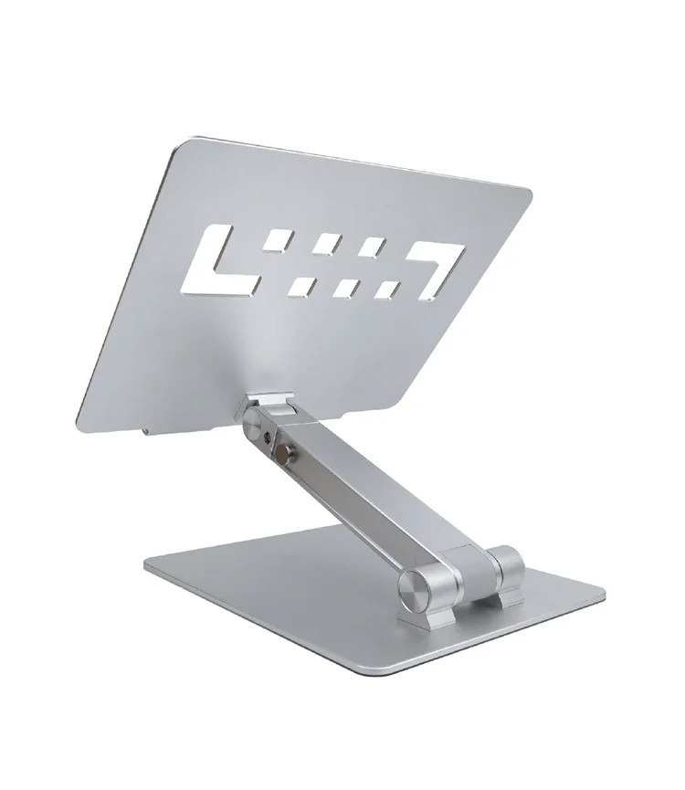 Custom Heavy Duty 420mm High Aluminum Laptop Riser Sturdy 1.4kg Metal Computer Elevator For Desk