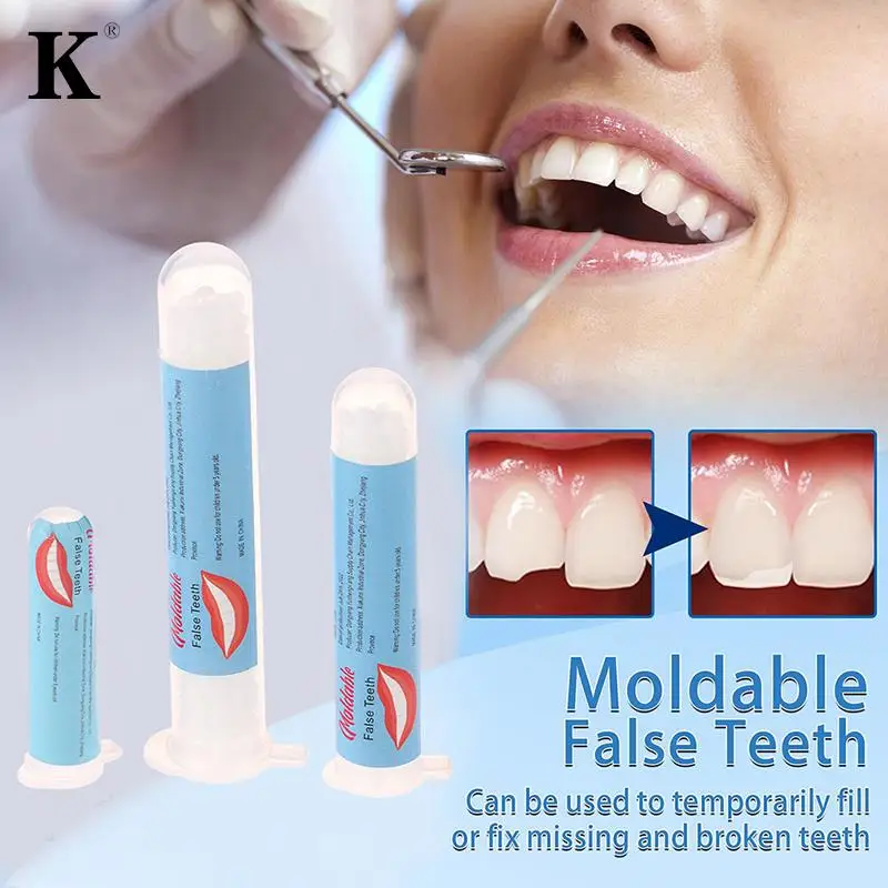 10-30ml Temporary Tooth Repair Kit Teeth And Gaps FalseTeeth Solid Glue Denture Adhesive Teeth Whitening Tooth Beauty Tool