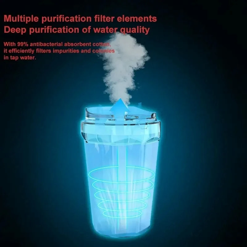 2Pcs Coke Cup Car Humidifier Mini Humidifier Bedroom Home USB Desktop Heavy Fog Mini Small Portable Air Humidifier