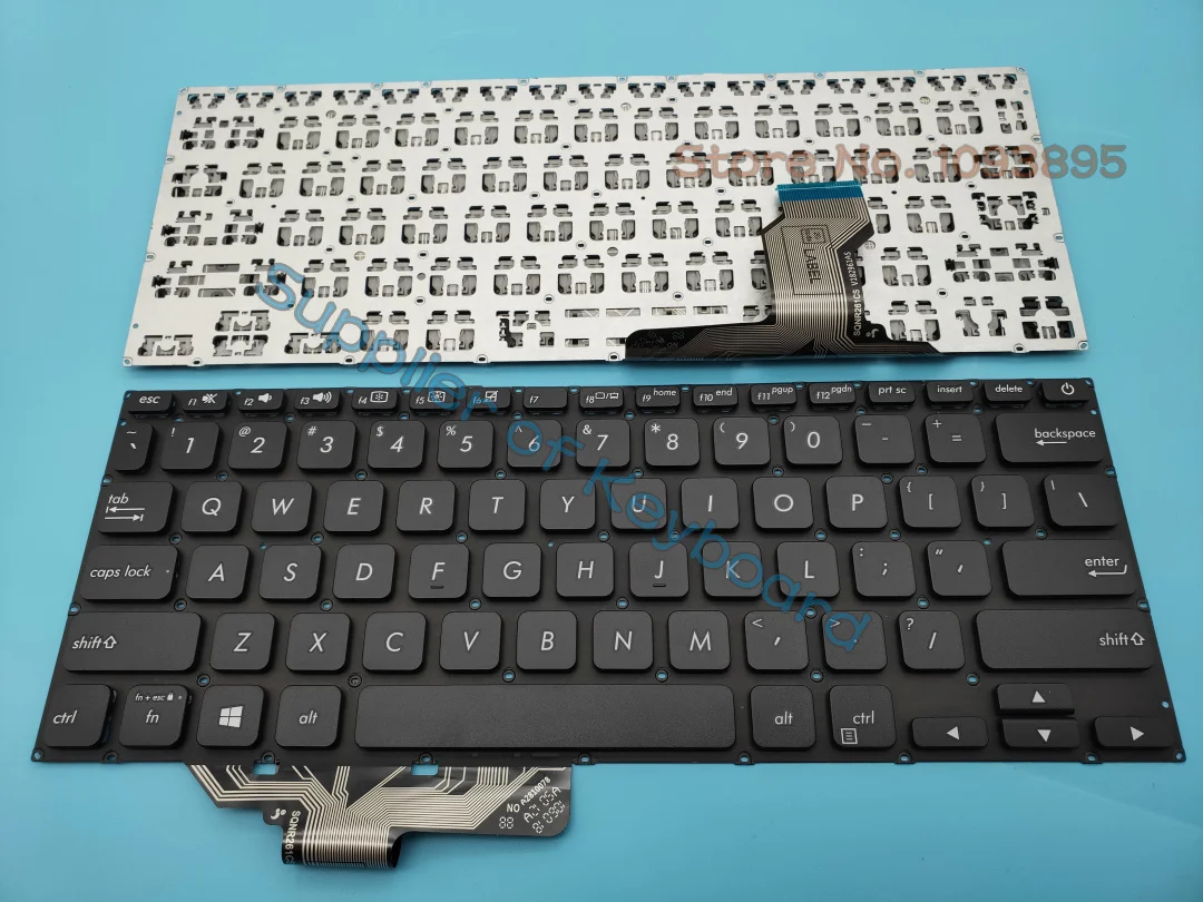 Teclado Latino español/inglés plateado/negro para Asus X420F X420FA X420U X420UA A420F A420U A420UA S420 S420UA P1411F P1411FA, nuevo