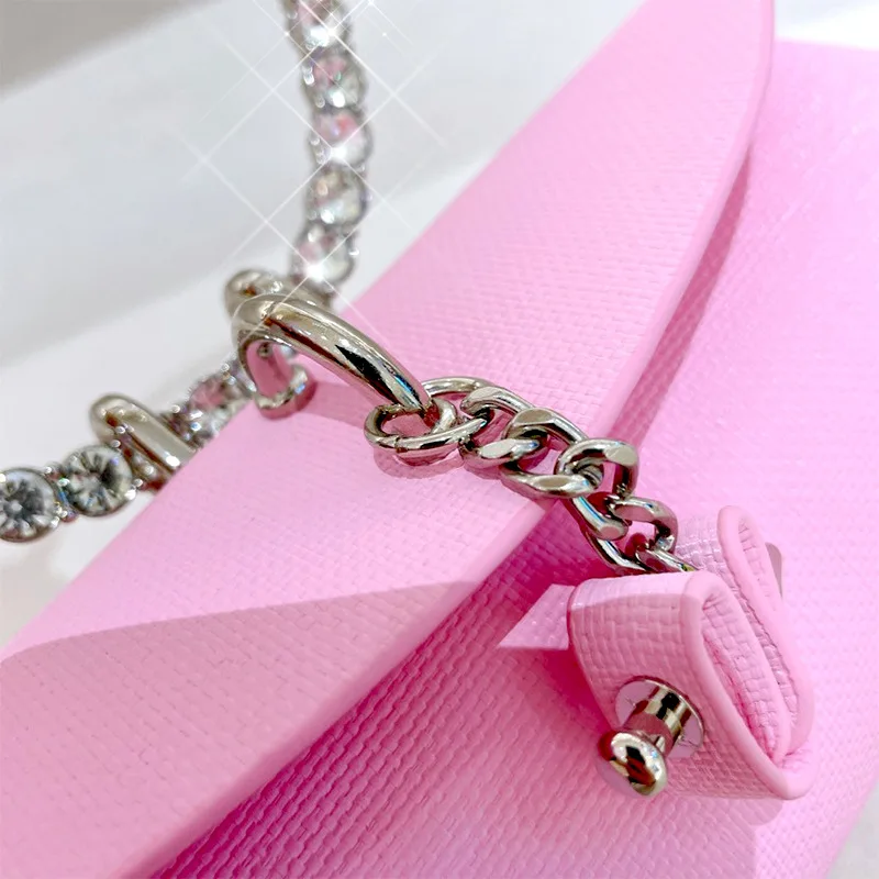 JIOMAY Fashion Trends Tote Bags Luxury Designer Handbags Diamond Collar Purses For Women Baguette Personality Design Makeup Bag